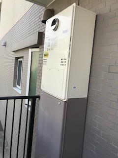 神奈川県横浜市港北区 Ｍ様 	都市ガス ノーリツエコジョーズ GTH-C2450AW3H-1 BL 24号スタンダード（フルオート）給湯暖房給湯器 交換工事 交換後