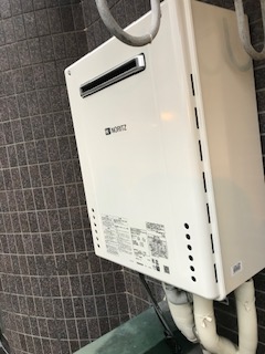 東京都渋谷区 Ｓ様 都市ガス ノーリツ給湯器 GT-1660SAWX-1 BL 16号オート追焚付給湯器 交換工事 交換後