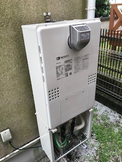 東京都東久留米市 Ｋ様 都市ガス ノーリツエコジョーズ GTH-C2460AW3H BL 24号スタンダード（フルオート）給湯暖房給湯器 交換工事 交換後