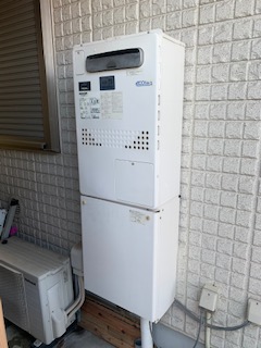 奈良県奈良市 A様 都市ガス ノーリツエコジョーズ GTH-C2460AW3H BL 24号スタンダード（フルオート）給湯暖房給湯器 交換工事 交換前