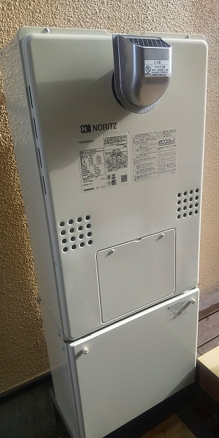 京都府京都市西京区 O様 都市ガス ノーリツエコジョーズ GTH-C2460AW3H BL 24号スタンダード（フルオート）給湯暖房給湯器 交換工事 交換後