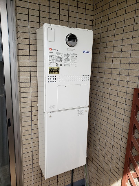 神奈川県川崎市麻生区 R様 都市ガス ノーリツエコジョーズ GTH-C2450AW3H-1 BL 24号スタンダード（フルオート）給湯暖房給湯器 交換工事 交換後
