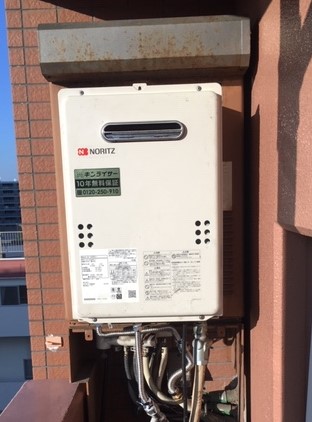 神奈川県藤沢市 Ｓ様 都市ガス ノーリツエコジョーズ GTH-C2450AW3H-1 BL 24号スタンダード（フルオート）給湯暖房給湯器 交換工事 交換後