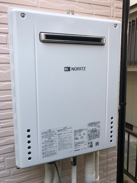 滋賀県大津市 T様 都市ガス ノーリツ給湯器 GT-1660SAWX-1 BL 16号オート追焚付給湯器 交換工事 交換後