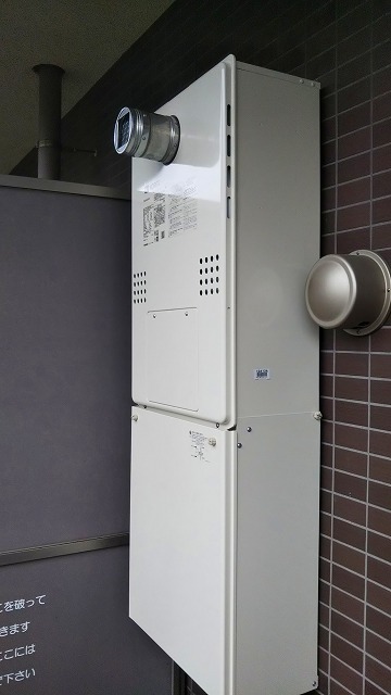 神奈川県横浜市都筑区 S様 都市ガス ノーリツエコジョーズ GTH-C2460SAW3H-T BL 24号オート給湯暖房給湯器 交換工事 交換後