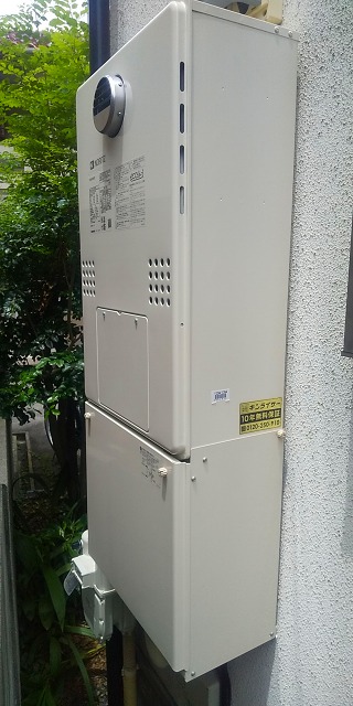 兵庫県西宮市 M様 都市ガス ノーリツエコジョーズ GTH-C2460AW3H BL 24号スタンダード（フルオート）給湯暖房給湯器 交換工事 交換後