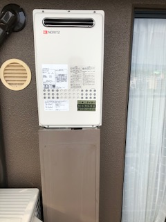 兵庫県神戸市西区 N様 都市ガス ノーリツ給湯器 GQ-2427AWX-DX BL 24号高温水供給式給湯器 交換工事 交換後