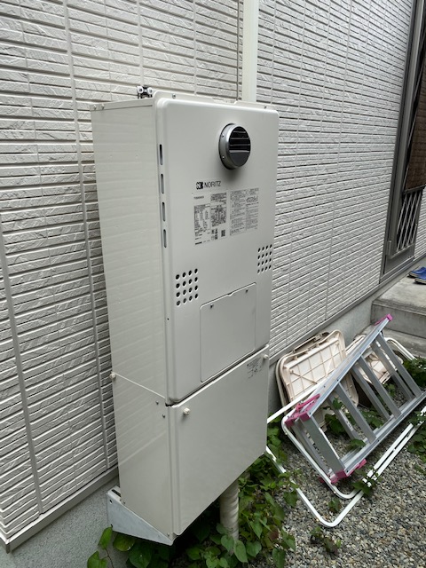 大阪府豊中市 F様 都市ガス ノーリツエコジョーズ GTH-C2460AW3H BL 24号スタンダード（フルオート）給湯暖房給湯器 交換工事 交換後