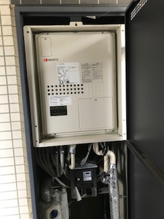 愛知県名古屋市瑞穂区 Ｏ様 都市ガス ノーリツ給湯器 GTH-2445AWX3H-TB-1 BL 24号フルオート給湯暖房給湯器 交換工事 交換後