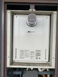 愛知県豊明市 Ｉ様 都市ガス ノーリツ給湯器 GT-2060SAWX-T-1 BL 20号オート追焚付給湯器 交換工事 交換後