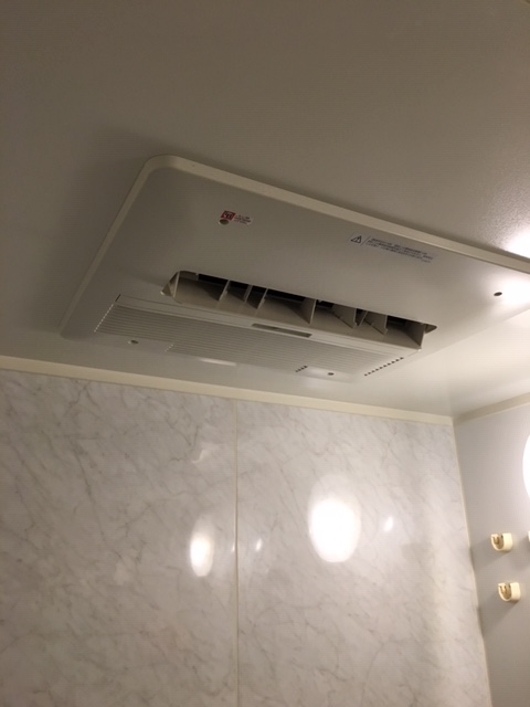 兵庫県西宮市 K様 ノーリツ天井形浴室暖房乾燥機 BDV-4104AUKNC-J3-BL 交換工事 交換後