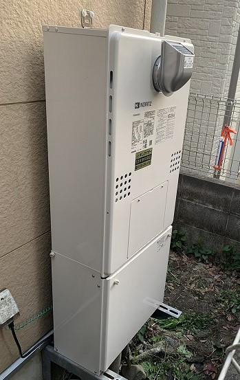 東京都府中市 N様 都市ガス ノーリツエコジョーズ GTH-C2460AW3H BL 24号スタンダード（フルオート）給湯暖房給湯器 交換工事 交換後
