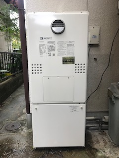 奈良県奈良市 U様 都市ガス ノーリツエコジョーズ GTH-C2460AW3H BL 12A13A 24号スタンダード（フルオート）給湯暖房給湯器 交換工事 交換後