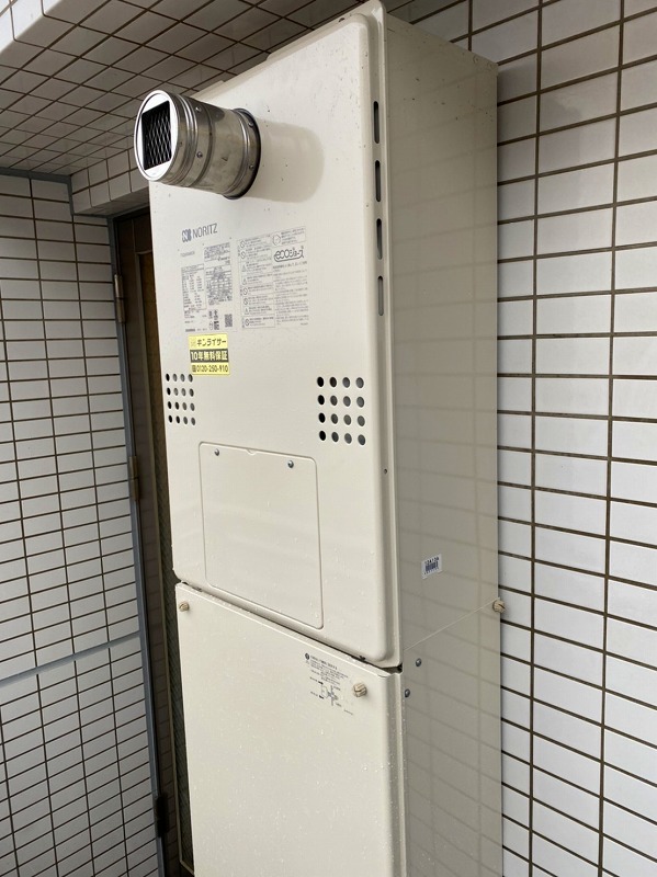 東京都北区 M様 都市ガス ノーリツエコジョーズ GTH-C2460AW3H-T BL 24号スタンダード（フルオート）給湯暖房給湯器 交換工事 交換後