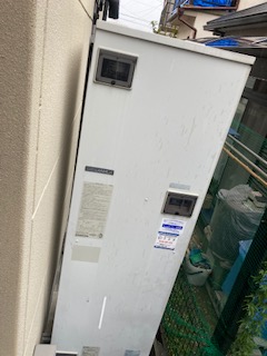 大阪府堺市中区 Ｎ様 三菱電機エコキュート SRT-C465 460L角型エコオート 交換工事 交換前