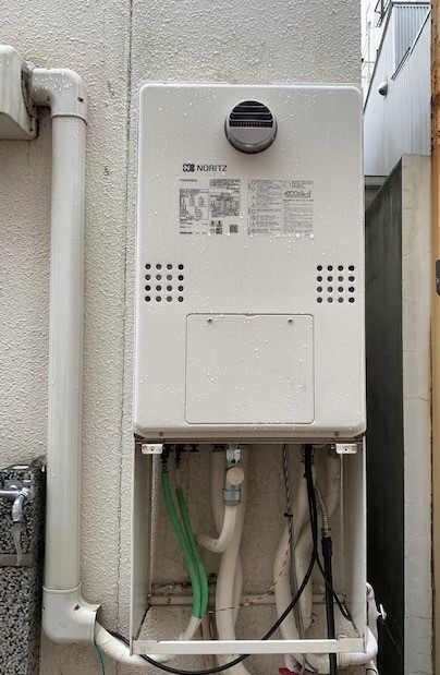 東京都江東区 N様 都市ガス ノーリツエコジョーズ GTH-C2460AW3H-T BL 24号スタンダード（フルオート）給湯暖房給湯器 交換工事 交換後