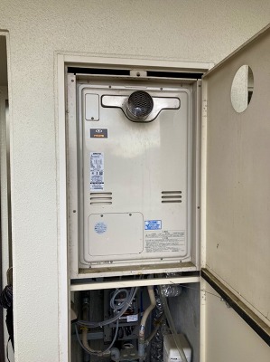 奈良県奈良市 Ｎ様 都市ガス ノーリツ給湯器 GTH-2444AWX3H-T-1 BL 24号フルオート給湯暖房給湯器 交換工事 交換前