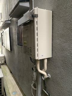 大阪府八尾市 N様 都市ガス ノーリツ給湯器 GT-1660AWX-1 BL 16号フルオート追焚付給湯器 交換工事 交換後