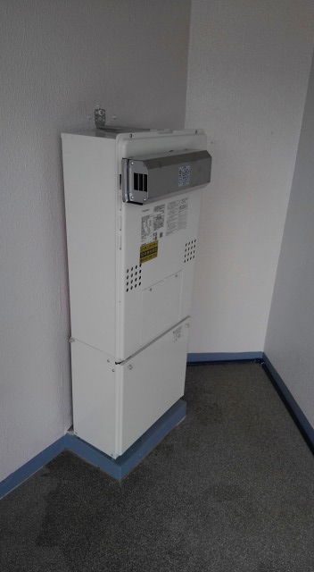 兵庫県西宮市 F様 都市ガス ノーリツエコジョーズ GTH-C2460AW3H BL 24号スタンダード（フルオート）給湯暖房給湯器 交換工事 交換後