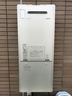 神奈川県逗子市 Ｄ様 都市ガス リンナイエコジョーズ RUFH-E2405SAW2-3(A) 24号オート給湯暖房給湯器 交換工事 交換後