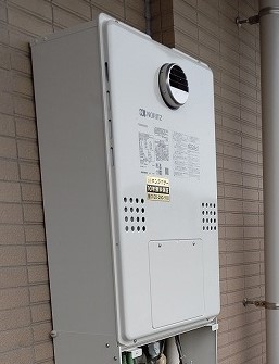 東京都豊島区 S様 都市ガス ノーリツエコジョーズ GTH-C2460AW3H BL 24号スタンダード（フルオート）給湯暖房給湯器 交換工事 交換後