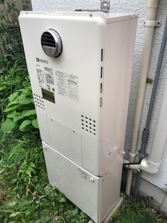 神奈川県川崎市 S様 都市ガス ノーリツエコジョーズ GTH-C2461AW6H-T BL 24号スタンダード（フルオート）給湯暖房給湯器 交換工事 交換後