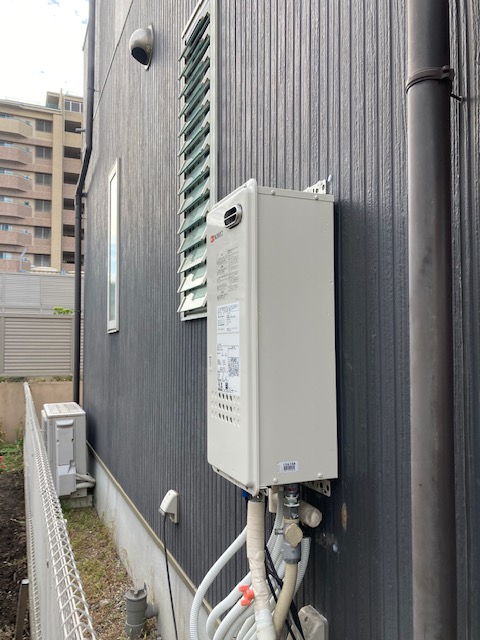 愛知県清須市 H様 都市ガス ノーリツ暖房専用熱源機 GH-712W3H BL ガス暖房専用熱源機 交換工事 交換後