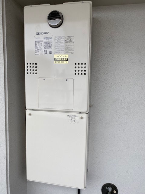 兵庫県神戸市兵庫区 Ｔ様 都市ガス ノーリツエコジョーズ GTH-C2460SAW3H BL 24号シンプル（オート）給湯暖房給湯器 交換工事 交換後