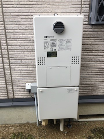 大阪府和泉市 S様 都市ガス ノーリツエコジョーズ GTH-C2460SAW3H BL 24号シンプル（オート）給湯暖房給湯器 交換工事 交換後