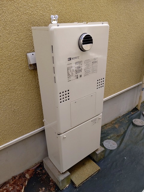 神奈川県川崎市麻生区 F様 都市ガス ノーリツエコジョーズ 	GTH-C2460AW3H BL 24号（フルオート）給湯暖房給湯器 交換工事 交換後