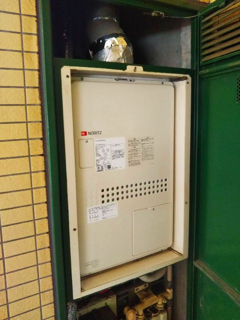 東京都小平市 N様 都市ガス ノーリツ給湯器 GTH-2444AWX3H-H-1 BL 24号フルオート給湯暖房給湯器 交換工事 交換後
