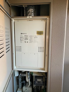 兵庫県神戸市西区 Ｅ様 都市ガス ノーリツエコジョーズ GTH-CP2460AW3H-H BL 24号スタンダード（フルオート）給湯暖房給湯器 交換工事 交換後