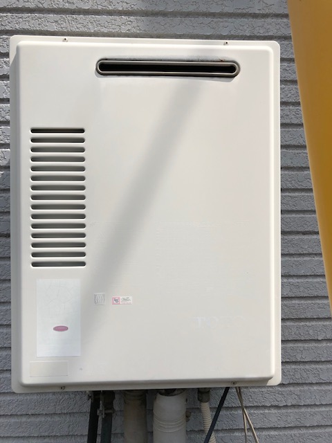 埼玉県川越市 Ｉ様 LPガス ノーリツ給湯器 GT-2060SAWX-1 BL 20号オート追焚付給湯器 交換工事 交換前