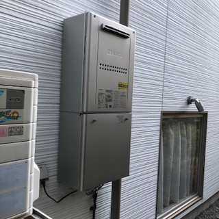 兵庫県高砂市 Ｅ様 都市ガス ノーリツエコジョーズ GTH-C2459SAWD BL 24号オート給湯暖房給湯器 交換工事 交換後