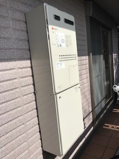 神奈川県横浜市神奈川区 Ｙ様 都市ガス ノーリツ給湯器 GTH-2444SAWX6H-1 BL 24号オート給湯暖房給湯器 交換工事 交換後