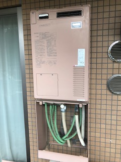 東京都杉並区 Ｏ様 都市ガス ノーリツエコジョーズ GTH-C2460AW3H BL 24号スタンダード（フルオート）給湯暖房給湯器 交換工事 交換前