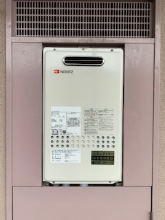 千葉県千葉市稲毛区 Ｒ様 都市ガス ノーリツ給湯器 GQ-1627AWX-DX BL 16号高温水供給式給湯器 交換工事 交換後