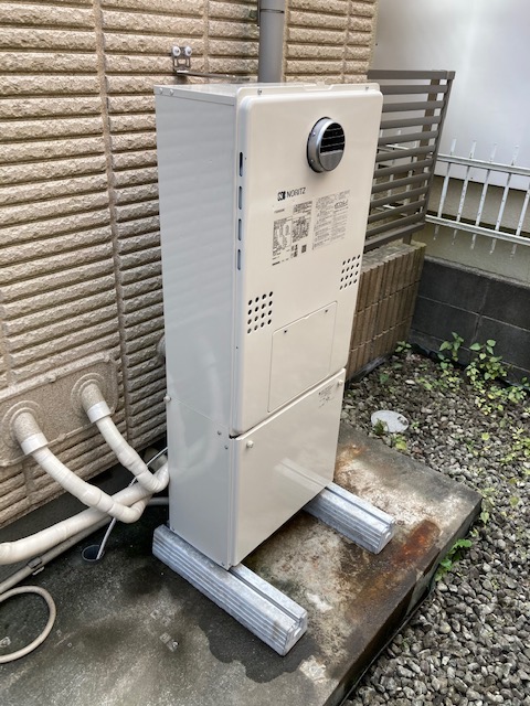 東京都杉並区 Ｓ様 都市ガス ノーリツエコジョーズ GTH-C2461AW6H BL 24号スタンダード（フルオート）給湯暖房給湯器 交換工事 交換後