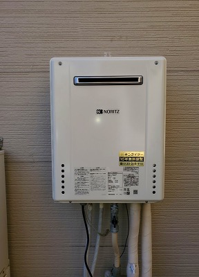 東京都足立区 Ｔ様 LPガス ノーリツ給湯器 GT-2060SAWX-1 BL 20号オート追焚付給湯器 交換工事 交換後