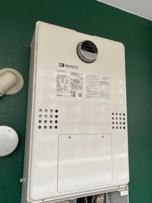 東京都練馬区 W様 都市ガス ノーリツエコジョーズ GTH-C2460AW3H BL 24号スタンダード（フルオート）給湯暖房給湯器 交換工事 交換後