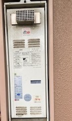 兵庫県神戸市垂水区 Ｈ様 都市ガス ノーリツ給湯器 GQ-1628AWX-T-DX BL 16号高温水供給式給湯器 交換工事 交換前