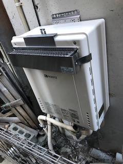 大阪府門真市 Ｙ様 都市ガス ノーリツ給湯器 GT-1660SAWX-1 BL 16号オート追焚付給湯器 交換工事 交換後