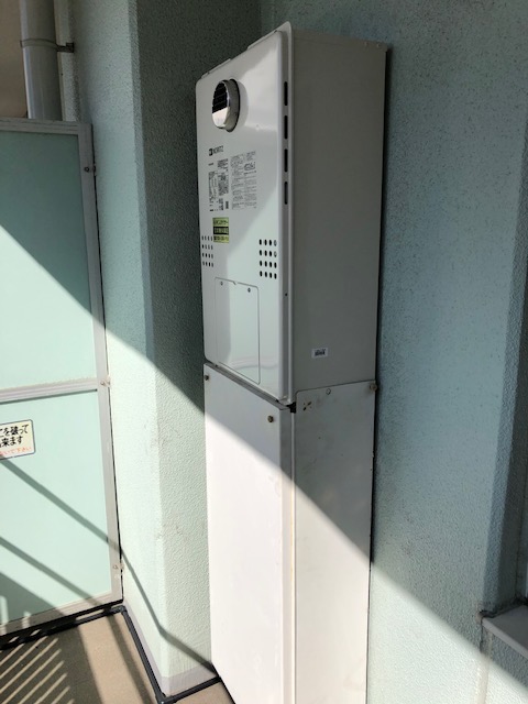 兵庫県神戸市東灘区 Ｙ様 都市ガス ノーリツエコジョーズ GTH-C2460AW3H BL 24号スタンダード（フルオート）給湯暖房給湯器 交換工事 交換後