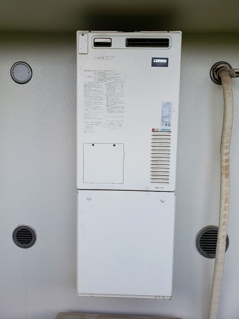 埼玉県さいたま市南区 M様 都市ガス ノーリツエコジョーズ GTH-C2460AW3H BL 24号スタンダード（フルオート）給湯暖房給湯器 交換工事 交換前