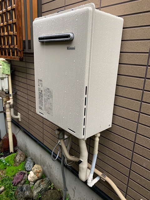 東京都北区 T様 都市ガス ノーリツ給湯器 GTH-2444AWX3H-T-1 BL 24号フルオート給湯暖房給湯器 交換工事 交換後