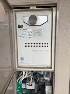 兵庫県神戸市須磨区 Ｍ様 都市ガス ノーリツ給湯器 GTH-2444AWX3H-T-1 BL 24号フルオート給湯暖房給湯器 交換工事 交換前