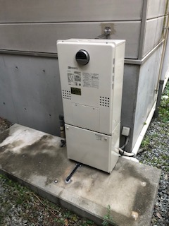 兵庫県西宮市 Ｔ様 都市ガス ノーリツエコジョーズ GTH-C2461AW6H BL 24号スタンダード（フルオート）給湯暖房給湯器 交換工事 交換後