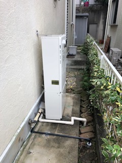 愛知県名古屋市緑区 Ｍ様 都市ガス ノーリツエコジョーズ GTH-C2460AW3H BL 24号スタンダード（フルオート）給湯暖房給湯器 交換工事 交換後