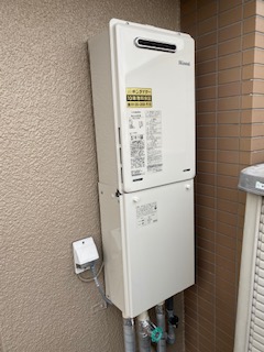 兵庫県姫路市 Ｙ様 都市ガス リンナイ給湯器 RUJ-A1610W 16号高温水供給式給湯器 交換工事 交換後