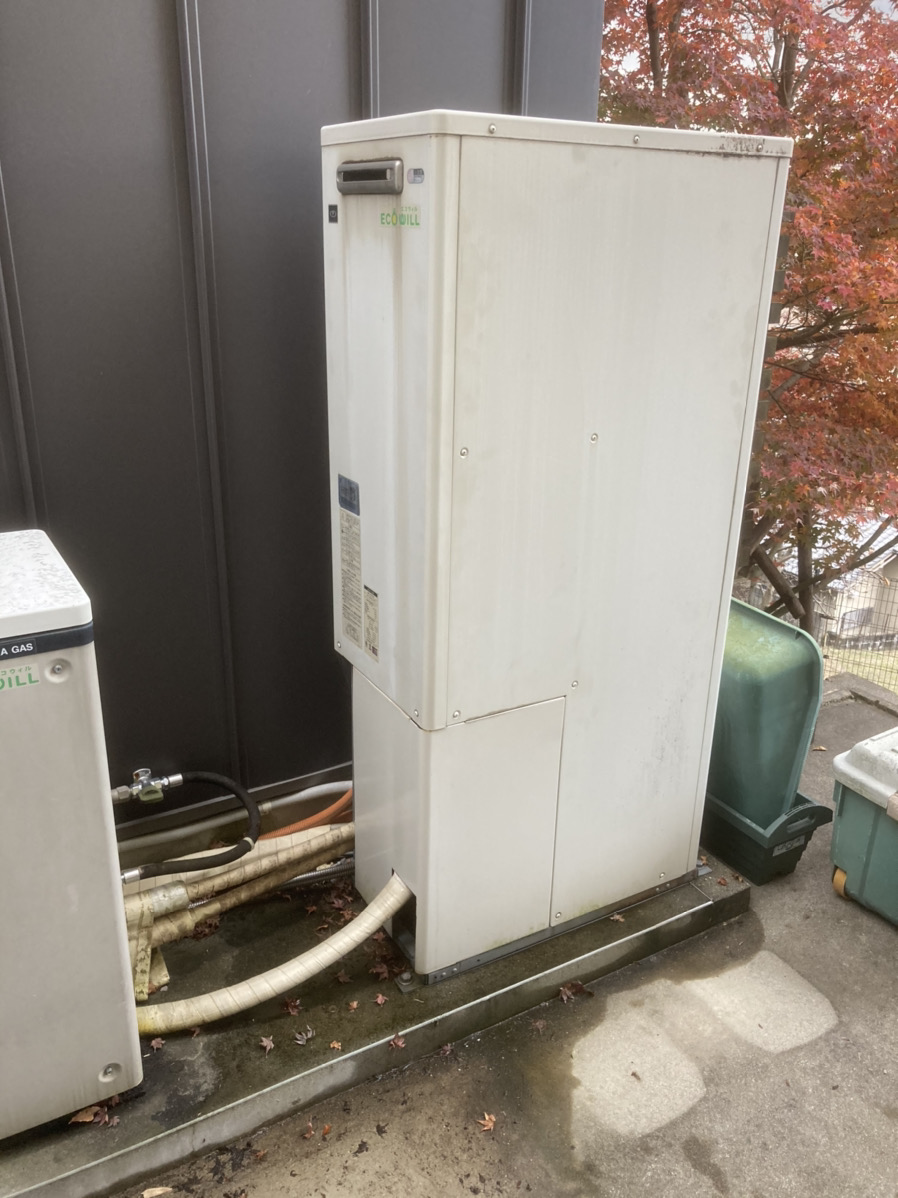 奈良県奈良市 Ｈ様 都市ガス ノーリツエコジョーズ GTH-C2460AW3H BL 24号スタンダード（フルオート）給湯暖房給湯器 交換工事 交換前